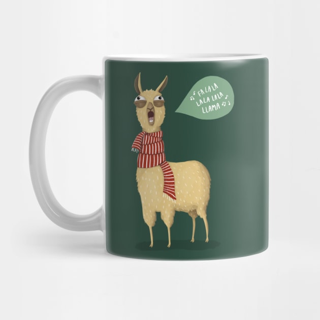 Holiday Llama by agrapedesign